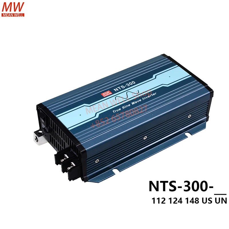 Original MEAN WELL Switching Power Supply 300W High Reliable True Sine Wave DC-AC Power Inverter NTS-300-112US 124US 148US UN