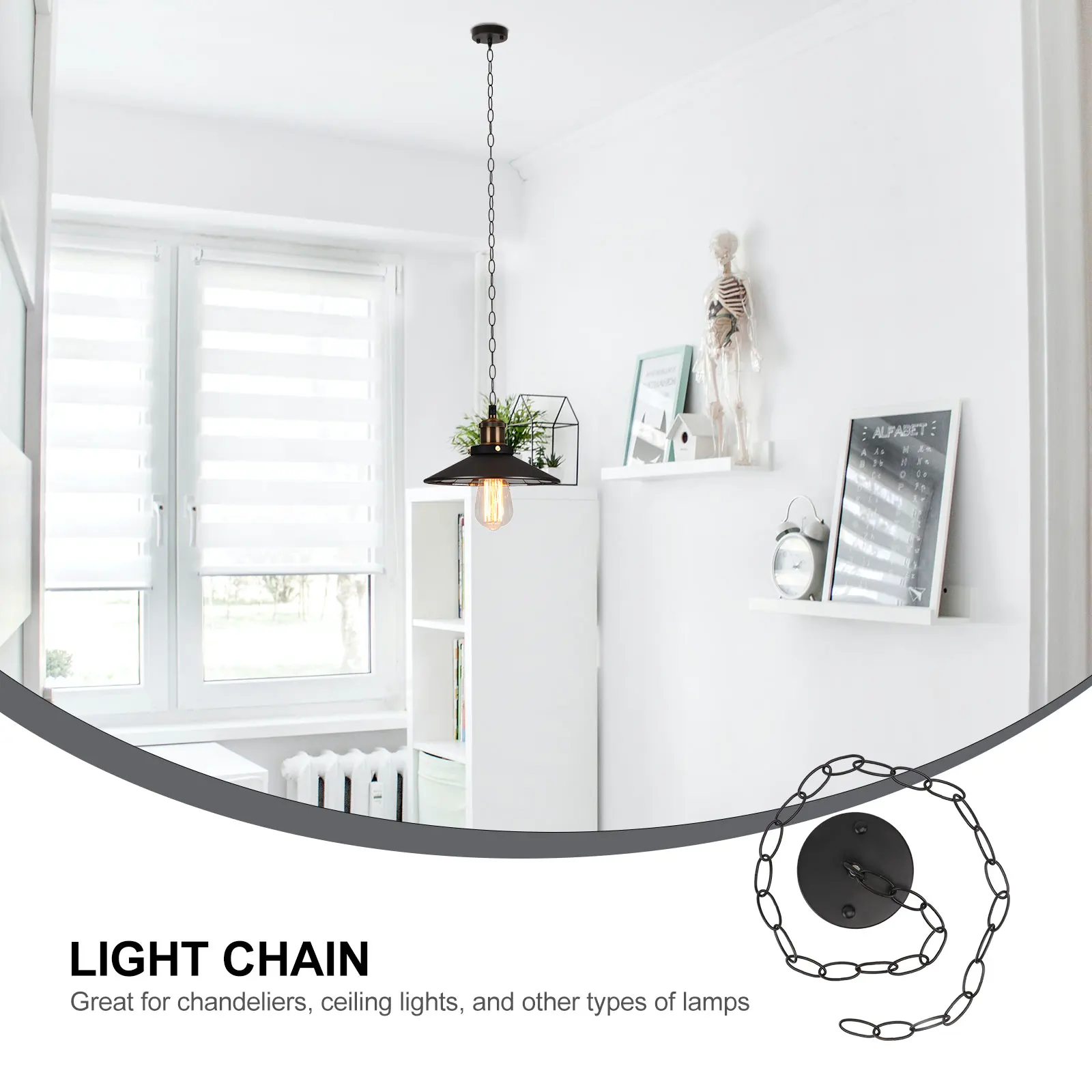 

Ceiling Lamp Decorative Fittings Iron DIY Pendants Refit Light Chain Accessories Hook Chain Lamp Ornaments Pendant