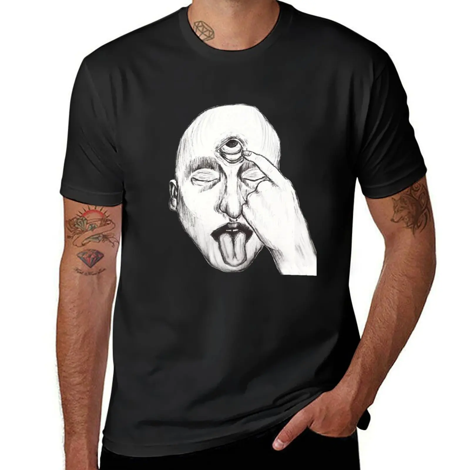 Floating Head No2 T-Shirt customizeds vintage boys animal print fruit of the loom mens t shirts