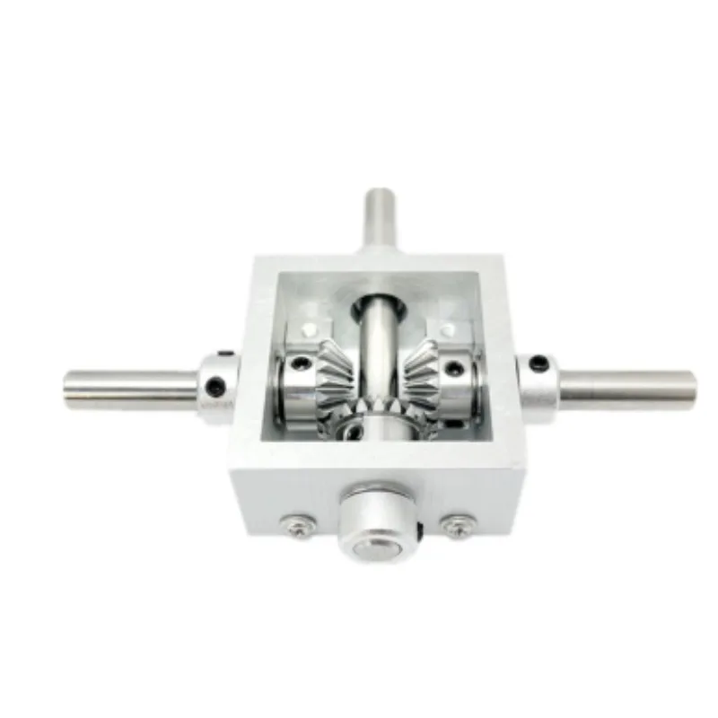 Hardened Tooth Surface 90 Degree 1:1 Bevel Gear Steering Box Coaxial Forward Reverse Reverser with 8mm Shaft
