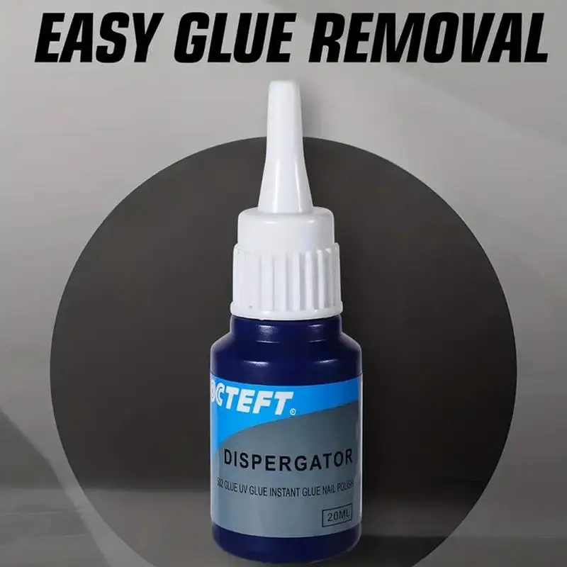 Super Glue Remover 20ml Professional Strength Remover Rapid Remover Adhesive Decals Remover Quick Professional Powerful Safe To