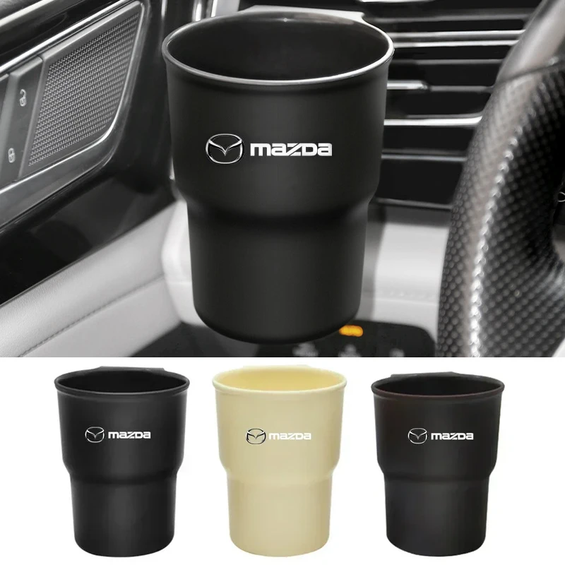 Автомобильный чехол для хранения бутылок, подвесной чехол для мусора, ведро для мелочей для Mazda 3 5 6 323 626 Rx8 Rx7 Mx3 Mx5 Cx9 Cx7 Cx5 Atenza Axela Speed6