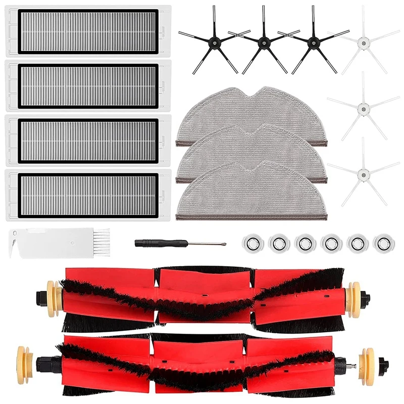 Main Brush Hepa Filter Mop Pads for Xiaomi Roborock S6 MaxV S6 S6 Pure E4 S4 Max S4 S5 S5 Max S5 Replacement Accessories