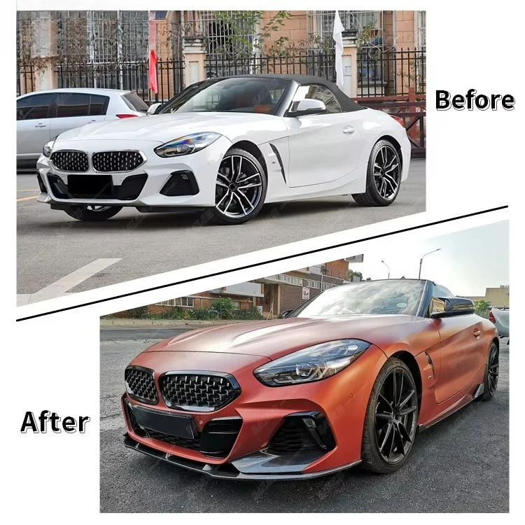 Z4 G29 طقم الجسم من ألياف الكربون لـ Z4 G29 ترقية الشفة الأمامية الخلفية الناشر الملحقات بوديكيت #2