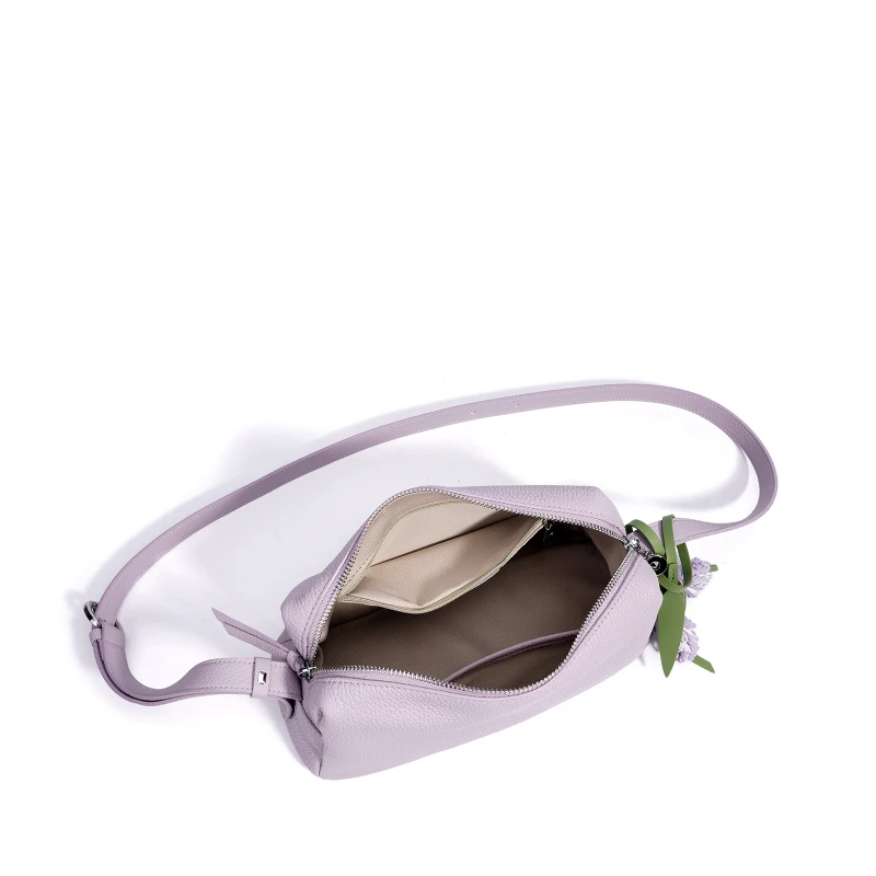 Spring New in Satchel Woman Saddle Underarm Bags Niche Design Female Elegant Shoulder Handbags Luxury Genuine Leather Purses