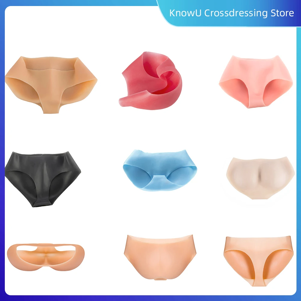軽量シリコン製ノンマーキングブリーフ、クロスドレッサー向け、快適なマルチカラー＆マルチサイズ下着、日常着に最適