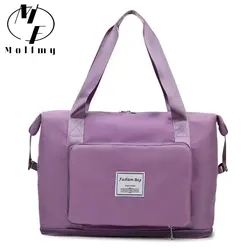 Bolsa de viaje plegable para mujer, bolsa de viaje portátil de gran capacidad, almacenamiento de maternidad, corta distancia, para natación y Fitness