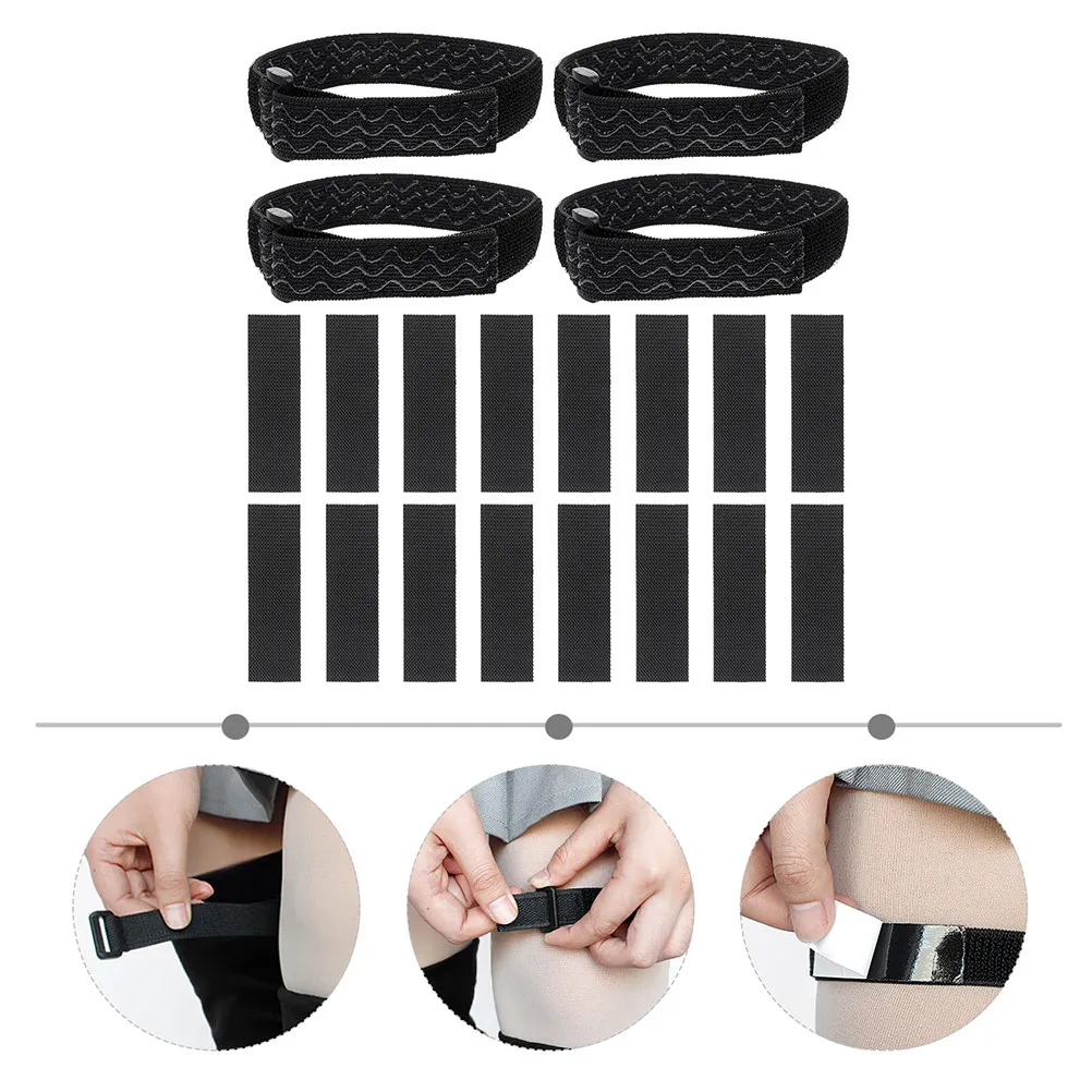 

1 комплект противоскользящих фиксирующих ремней для сапог, регулируемые эластичные шнуры для высоких сапог до бедра, аксессуары для сапог, поддерживающие элементы