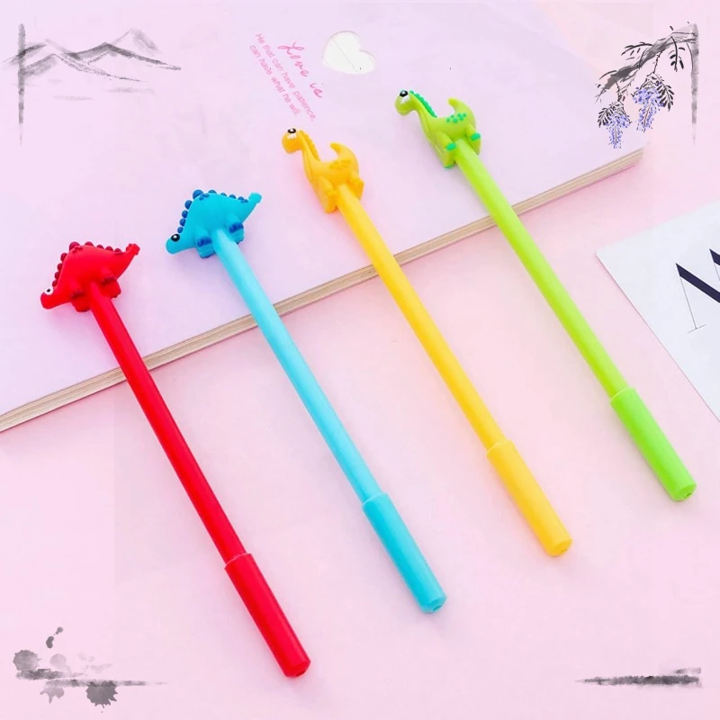 36 Pcs Creative Fashion Cute Funny Cartoon Dinosaur Animal Gel Pen Office School Pen Stationery