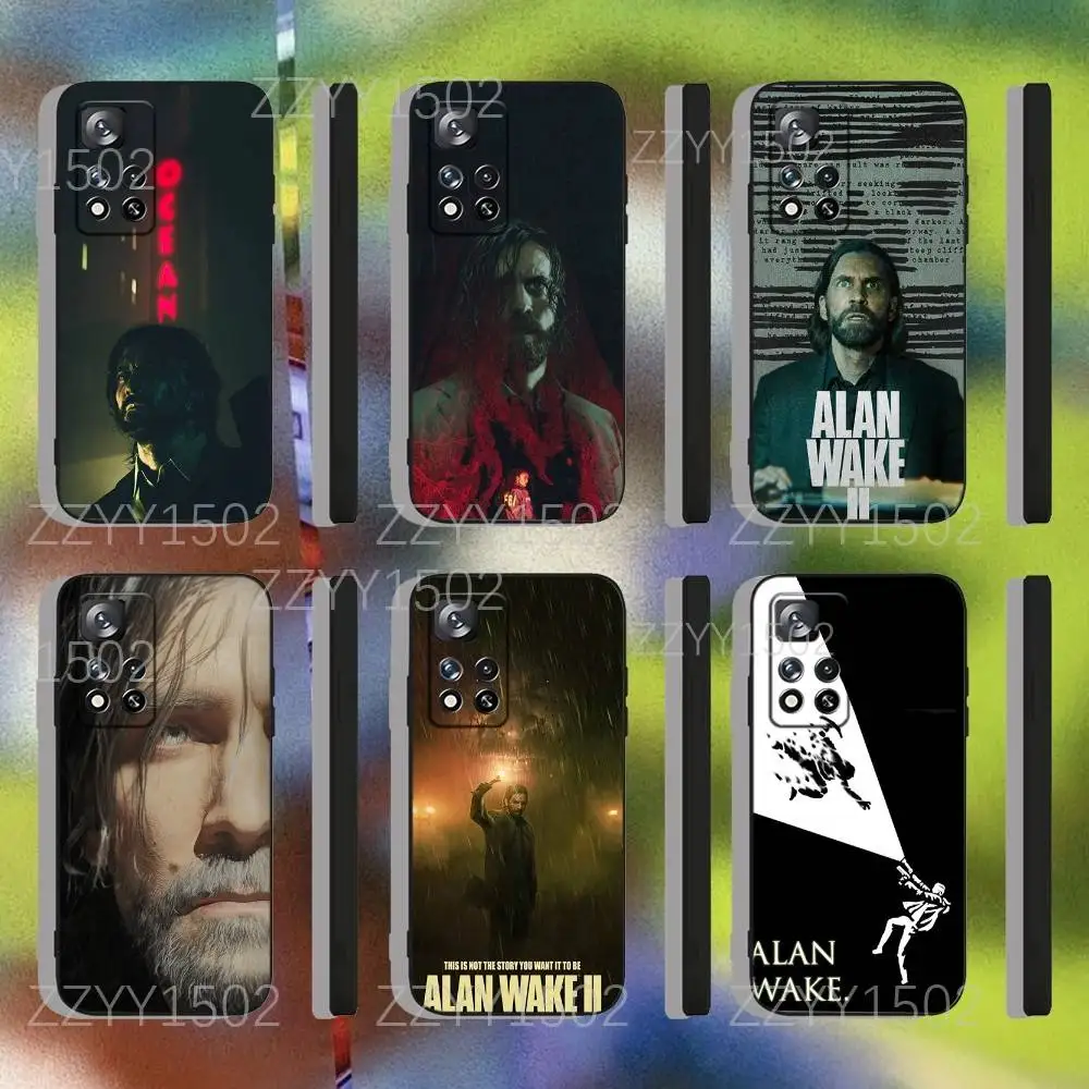

A-Alan Wake 2 Game Phone Case For Samsung S25,S24,Ultra,S20,S30,Plus,S22,S23,Ultra,Plus,5G Anti-Scratch TPU Shell