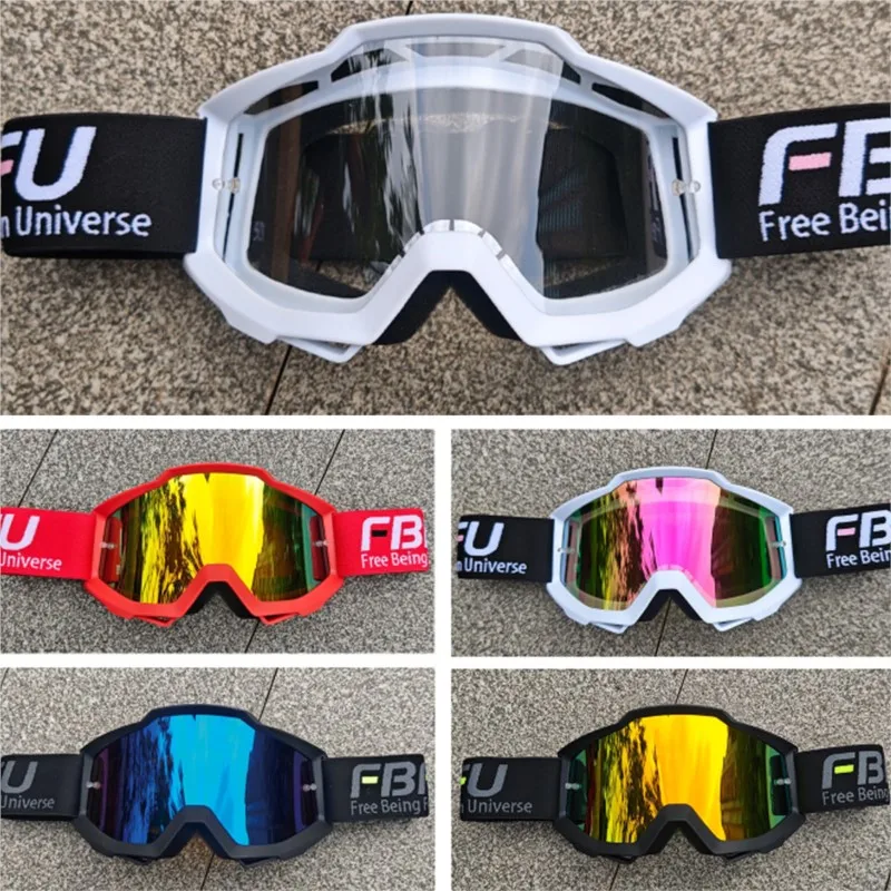 Enduro Trail Moto Goggles Wind Resistant Sandproof Skin Friendly Padding For All Kinds Of Outdoor Moto Sports