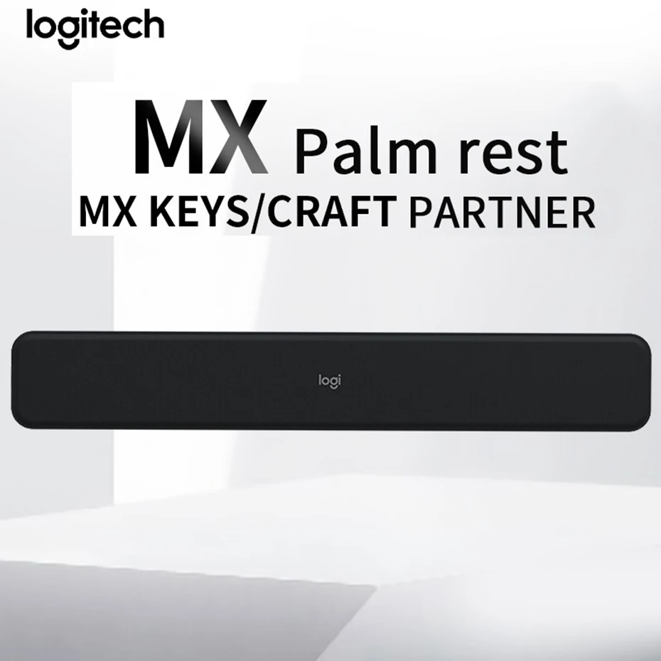 

Logitech MX Упор для рук MX клавиши/Craft Partner удобная прочная нескользящая клавиатура упор на запястье для офисных игр ПК ноутбука