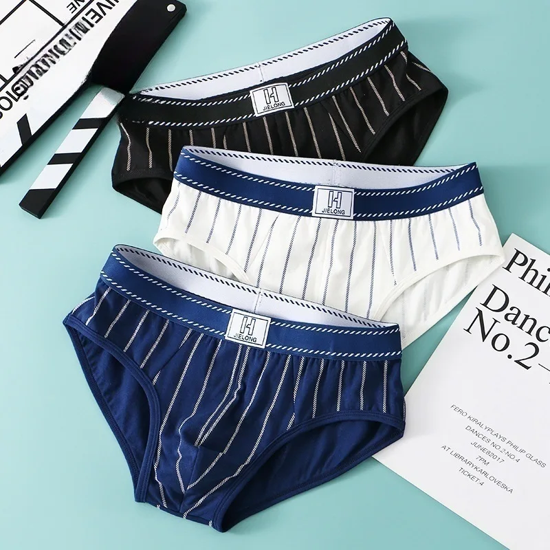 

100% cotton men's briefs plus size men's underwear breathable underwear solid color sexy comfortable shorts boxer