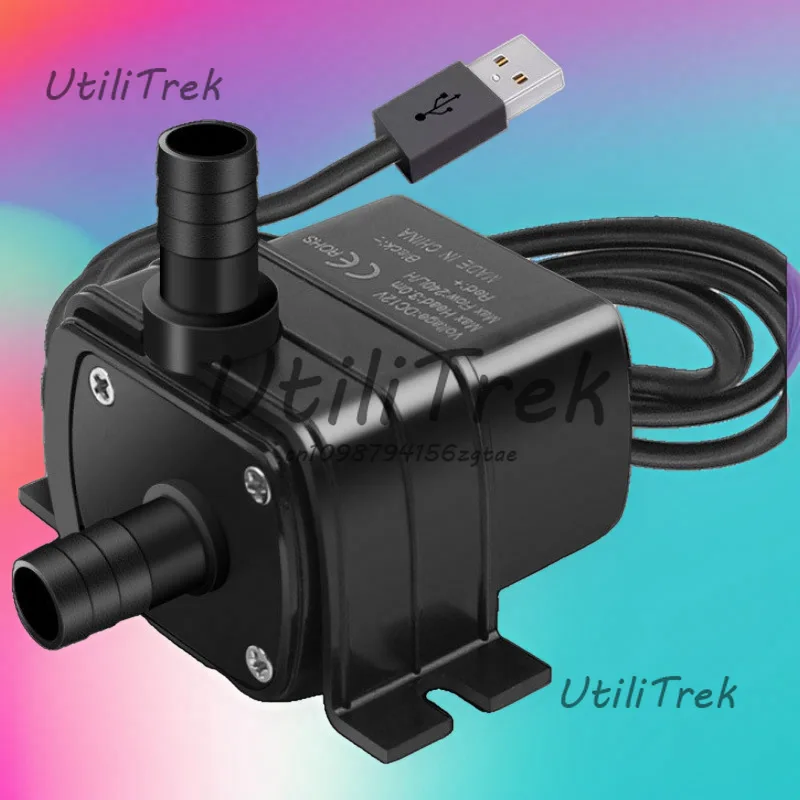 

2415-1 водяной насос увлажнителя USB5V DC бесщеточный водяной насос головка 1 метр миниатюрный водяной насос-амфибия