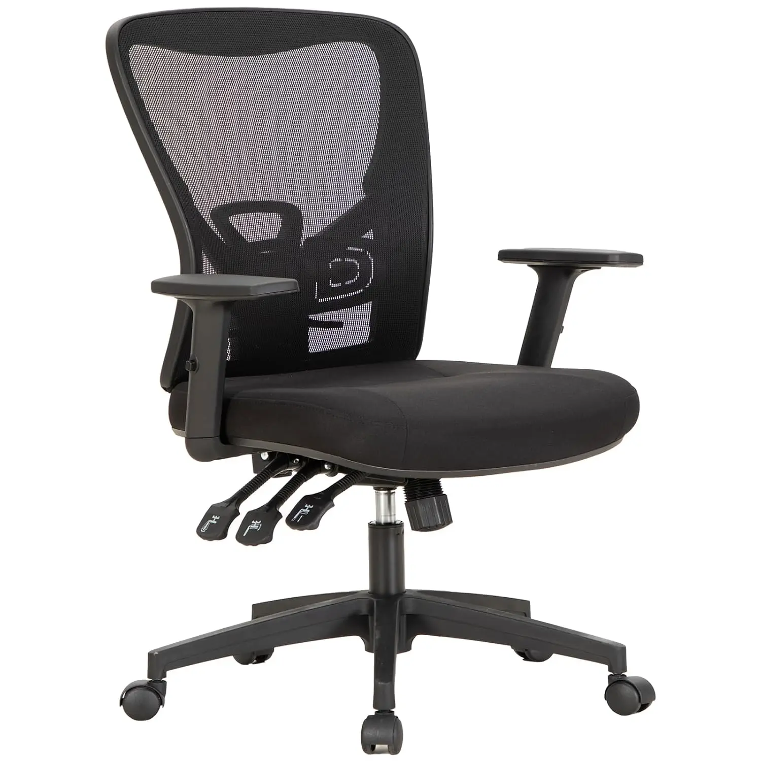 Ergonomic High Back Office Chair with Lumbar Support, Black, Customized