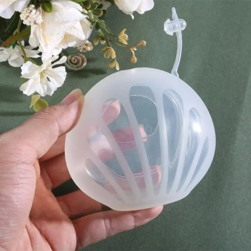 581F جامع حليب الثدي السيليكون الناعم والآمن يمنع الانسكابات ويحمي الحلمات ويعزز الشفاء للسفر والاستخدام المنزلي #5