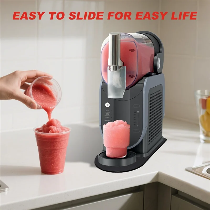 A24P Smoothie Maker Mat And Nozzle For Ninja Slushie Machine FS301 FS300 Non-Slip Base Accessory For Frozen Drink Machines