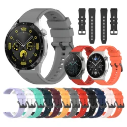 Silicone Wristband For Huawei Watch GT 4 46mm GT2 Pro GT 3 SE Sport Strap 22MM Official Style Woven Belt Accessories