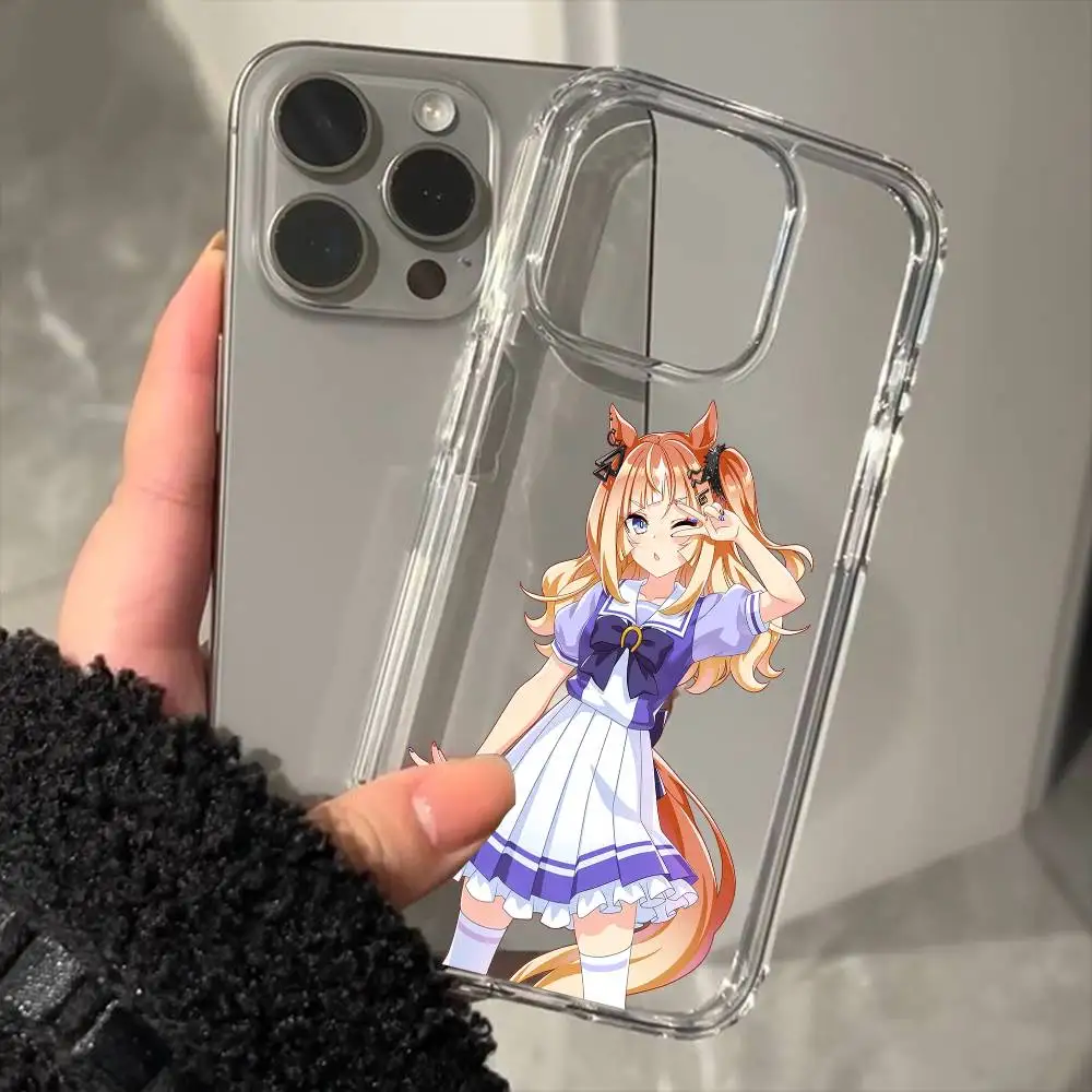 Coque de téléphone transparente de luxe Espoir City pour iPhone 17 16 15 Pro Max 14 13 12 11