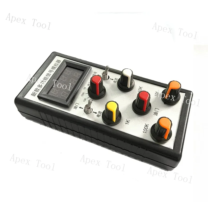 

Automotive Sensor Signal Simulator Automotive Uses Adjustable Resistance to Simulate Sensor Generator Service Tools