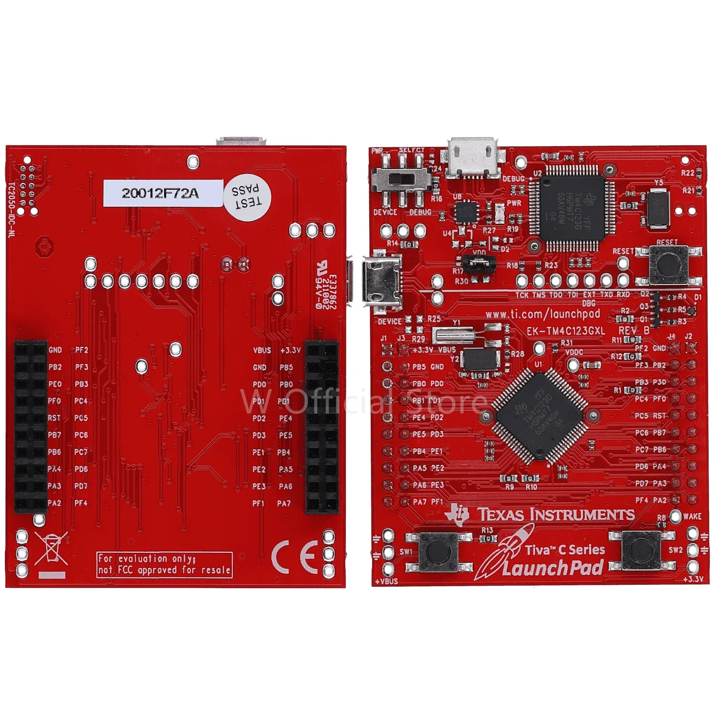 VoltSEK-TM4C123GXL Development Board，Cortex-M4F Based MCU TM4C123GH6PM LaunchPad Evaluation Kit
