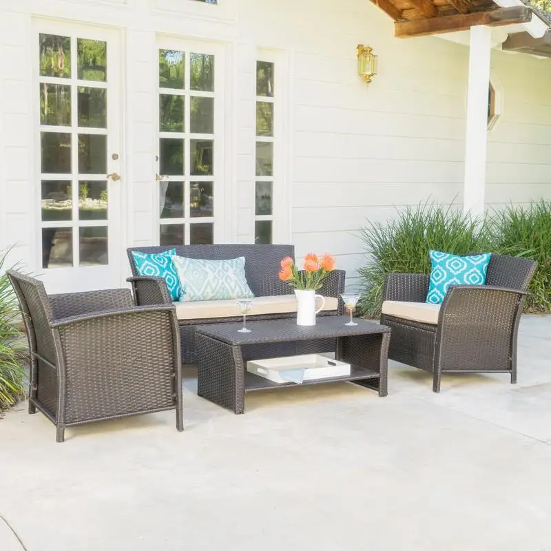 

Диван из 4 предметов для гостиной — современный дизайн, удобные сиденья, элегантная мебель для дома