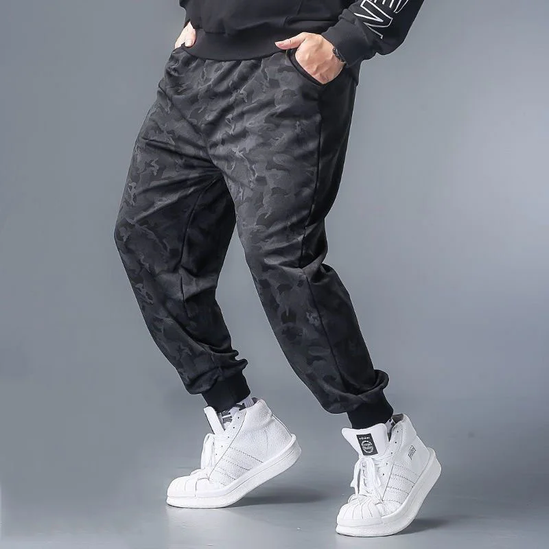 Men's Casual Pants Streetwear Camouflage Quick Dry Sweatpants Men Clothing Trend Korean Harem Pants Mens Daily Loose Trousers