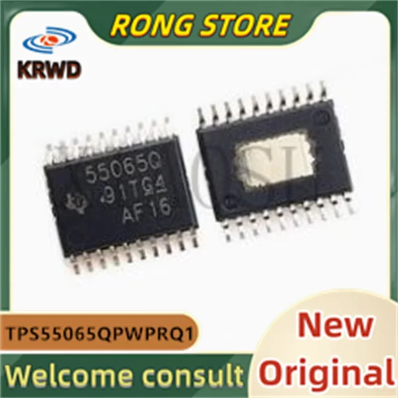 (5PCS) 55065Q New and Original Chip IC TPS55065QPWPRQ1  TPS55065QPWPR  TPS55065 TSSOP-20