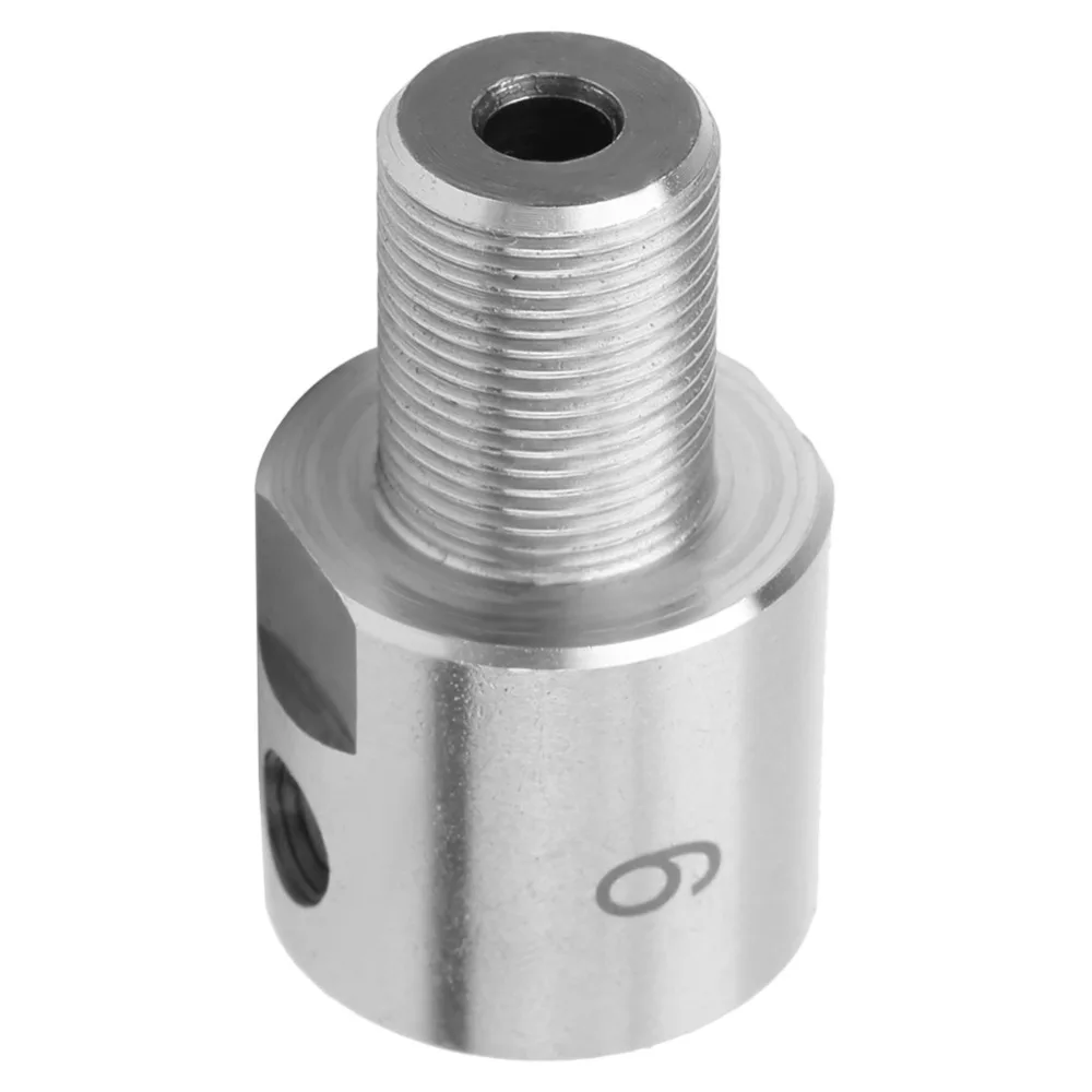 

Переходник для токарного патрона M14x1 с резьбой, диаметр вала 12 мм / 6 мм, из углеродистой стали