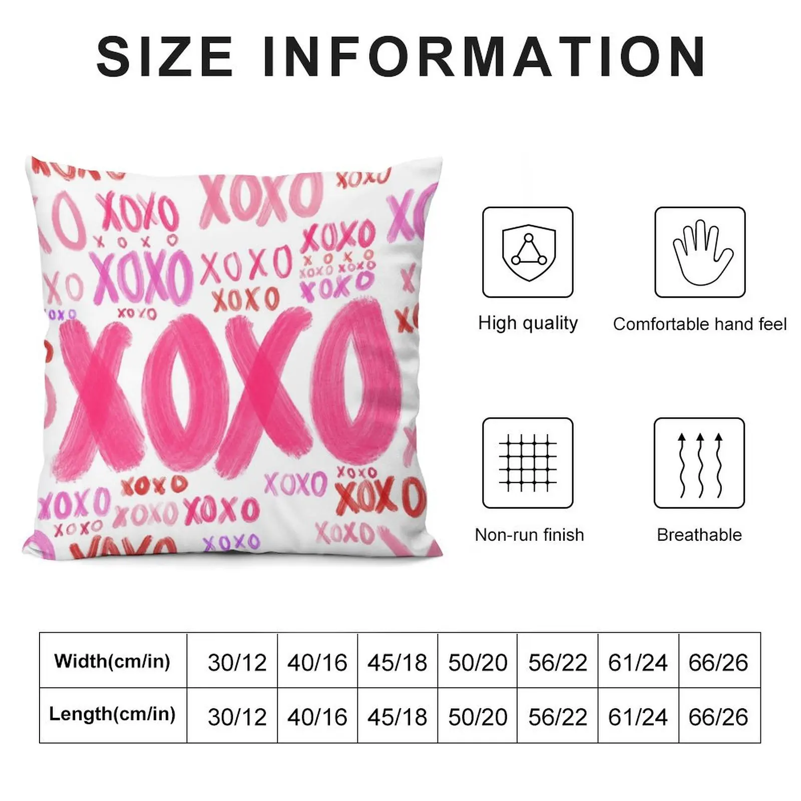 exes and ohs Throw Pillow Christmas Pillowcase Throw Pillow Covers Rectangular Cushion Cover pillow