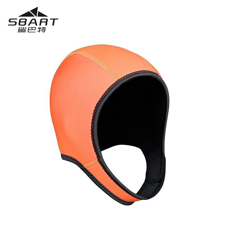 Capô De Mergulho, 2.5mm Neoprene Thermal Diving Cap, Stretchable Surf Swimming Cap Com Chin Strap para Adultos/Crianças