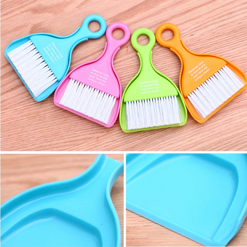 Mini Table Brush Small Broom And Dustpan Set Tools Garbage For Home Cleaning Dust Sweeper Shovel Remover Plastic Picks Crumbs