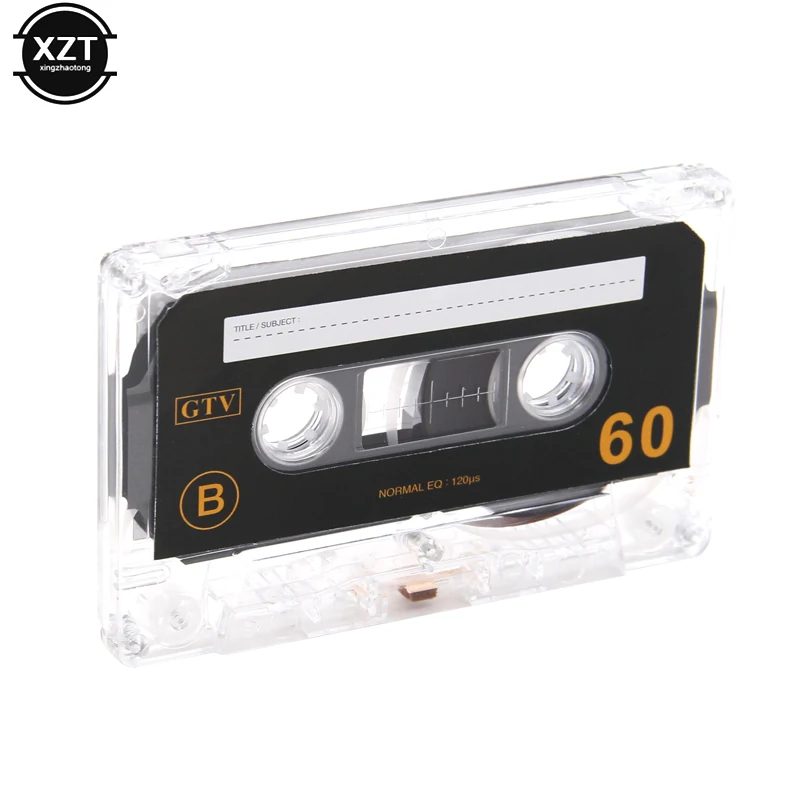 NEW Standard Cassette Blank Tape Player Empty Tape With 60 Minutes Magnetic Audio Tape Recording For Speech Music Recording