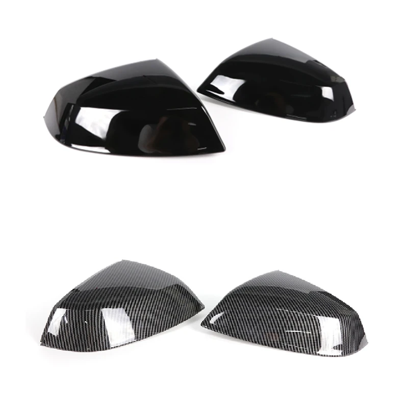 Glossy Black Car Side Door Rearview Mirror Cover Trim Replacement Accessories For  Q5 Q5L Q7 2016-2023