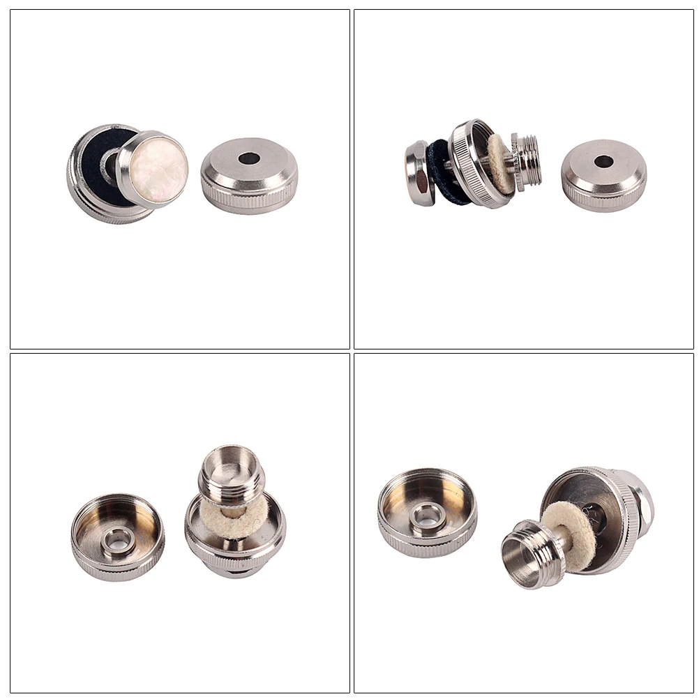 

Trumpet Repairing Parts Lightweight Small Musical Instrument Accessories Silver Screw Rod Cover Fit for Replacement Storage
