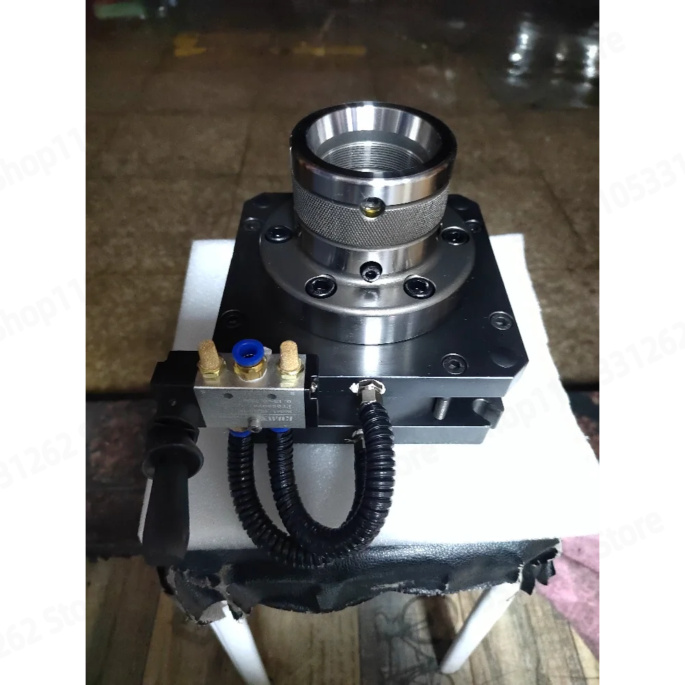 0640 Pneumatic Clamp Holder Hydraulic and Pneumatic Dual-Use Equipped with 40 Chuck Head Precision High Efficiency Fast Clamp