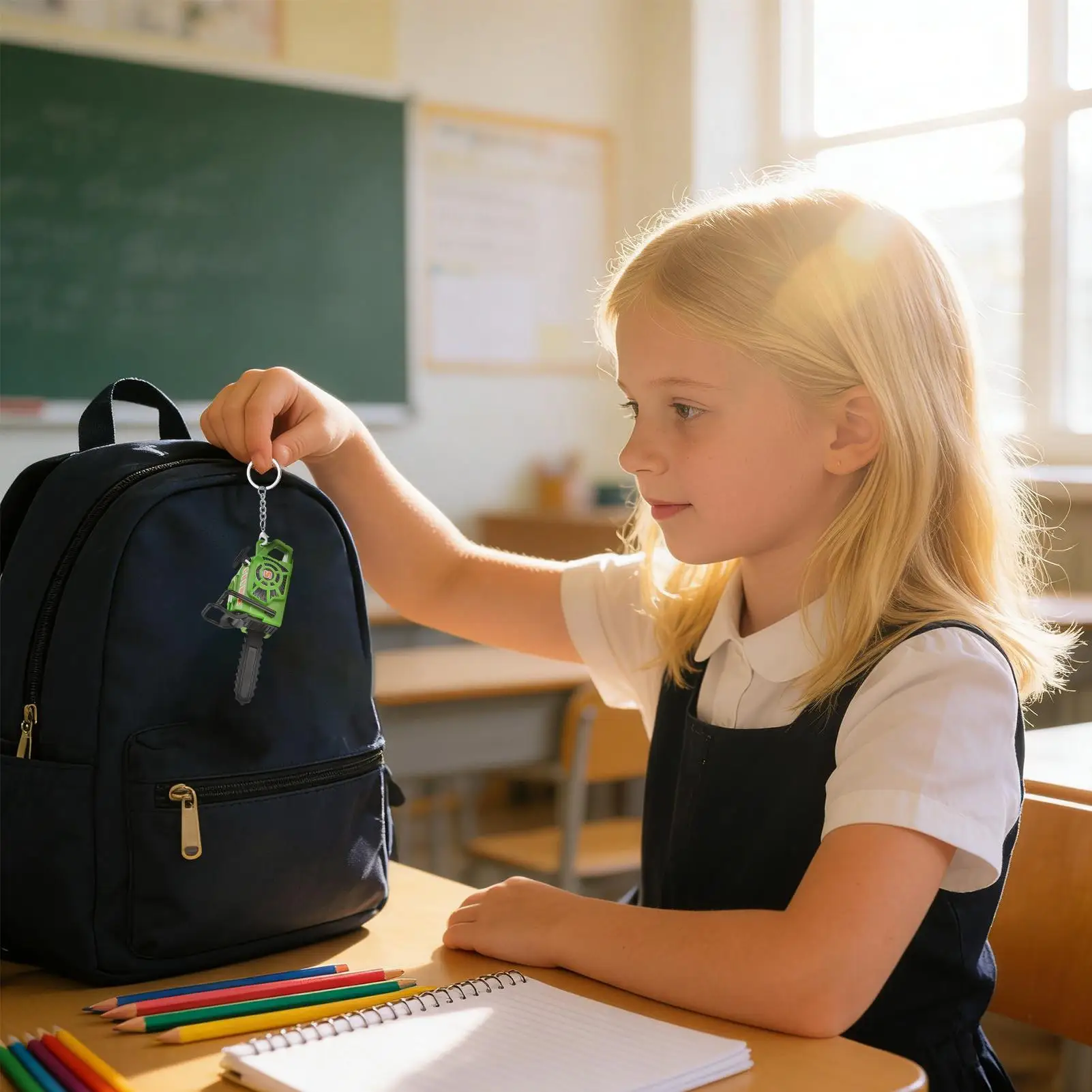 

Toy Chainsaw Chainsaw Realistic Small Pendant Electric Construction Tool Prank Toys For Men Boyfriend Boys Birthday Party Daily