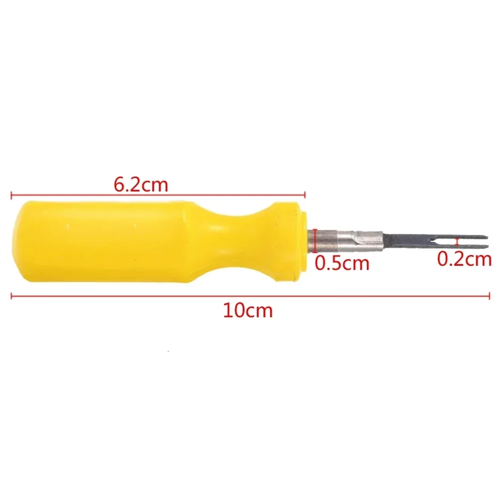 2mm Car Plug Terminal Removal Tool Key Pin Extractor Puller 2mm 2mm Electrical Wire Connector With Handle Automotive Repair