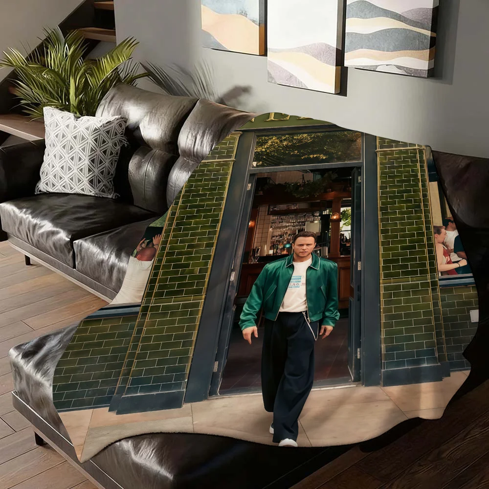 British singer Olly Murs Blanket For Sofa Office Bed Plane Travel Sleep Read Relax Camping Soft And Warm