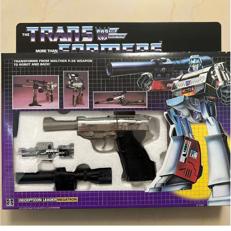 الأصلي في المخزون محول G1 Megatron KO ستوديو سلسلة خالية من الغراء المنقولة التجمع نموذج نموذج اللعب جمع الهوايات هدية #2