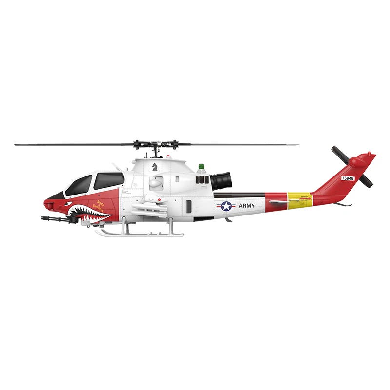 YuXiang F112S AH-1 Cobra 2.4G 9CH GPS Optical Flow Localization LiDAR TOF Altitude Hold Dual Brushless 1:32 Scale RC Helicopter