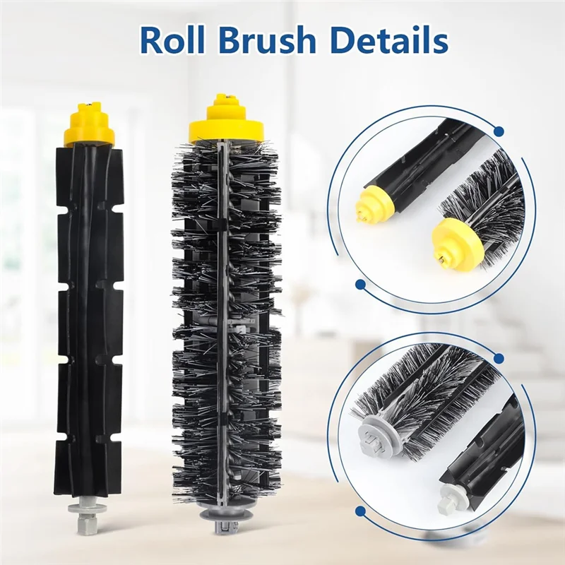 AY03-Ersatzteile für Irobot Roomba 600 Serie 694 692 675 690 671 677 680 660 665 651 650 & 500 Serie Bürstenfilter