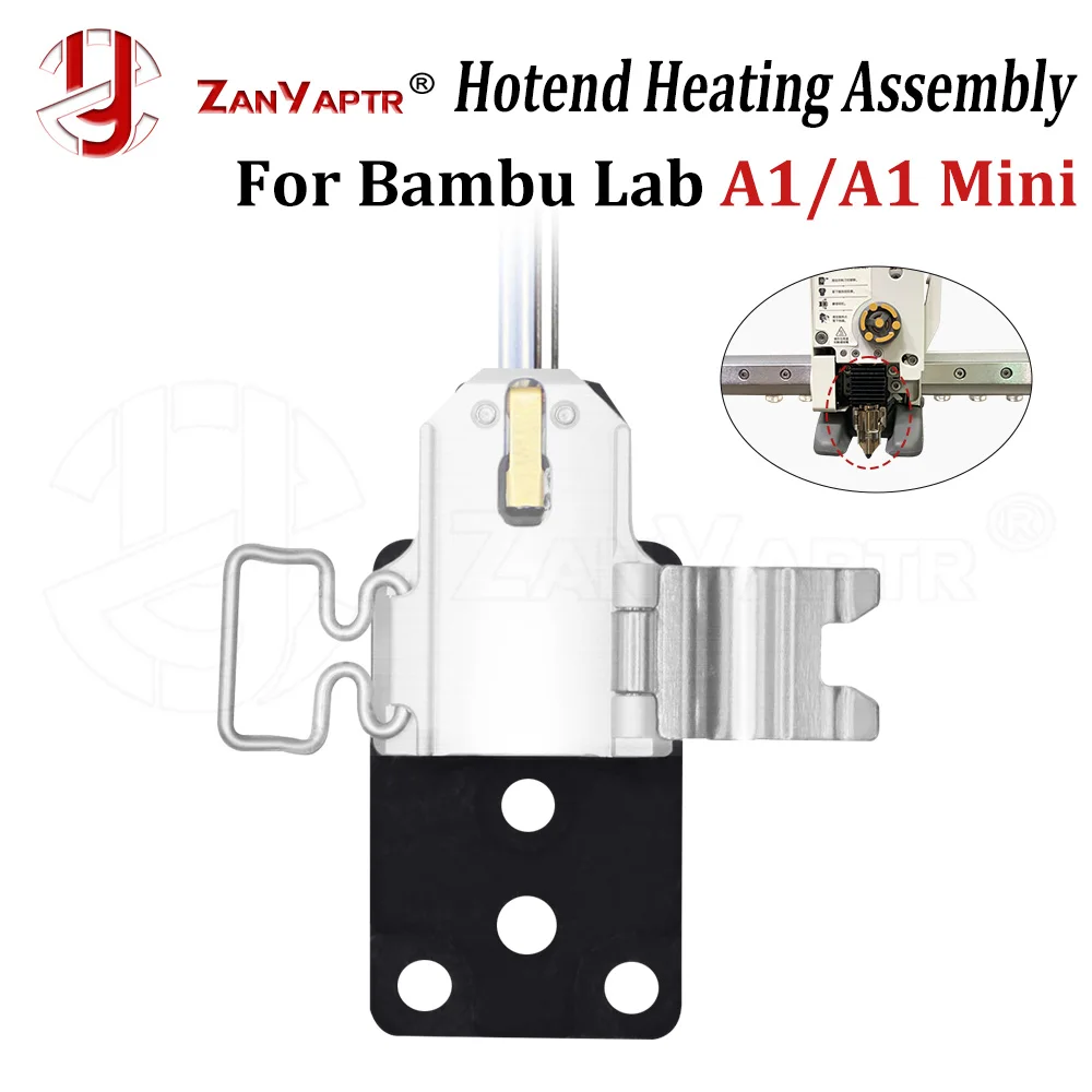 

Для Bambu Lab A1/A1mini Hotend нагревательный компонент аксессуары для 3D-принтера Hotend нагревательный комплект в сборе