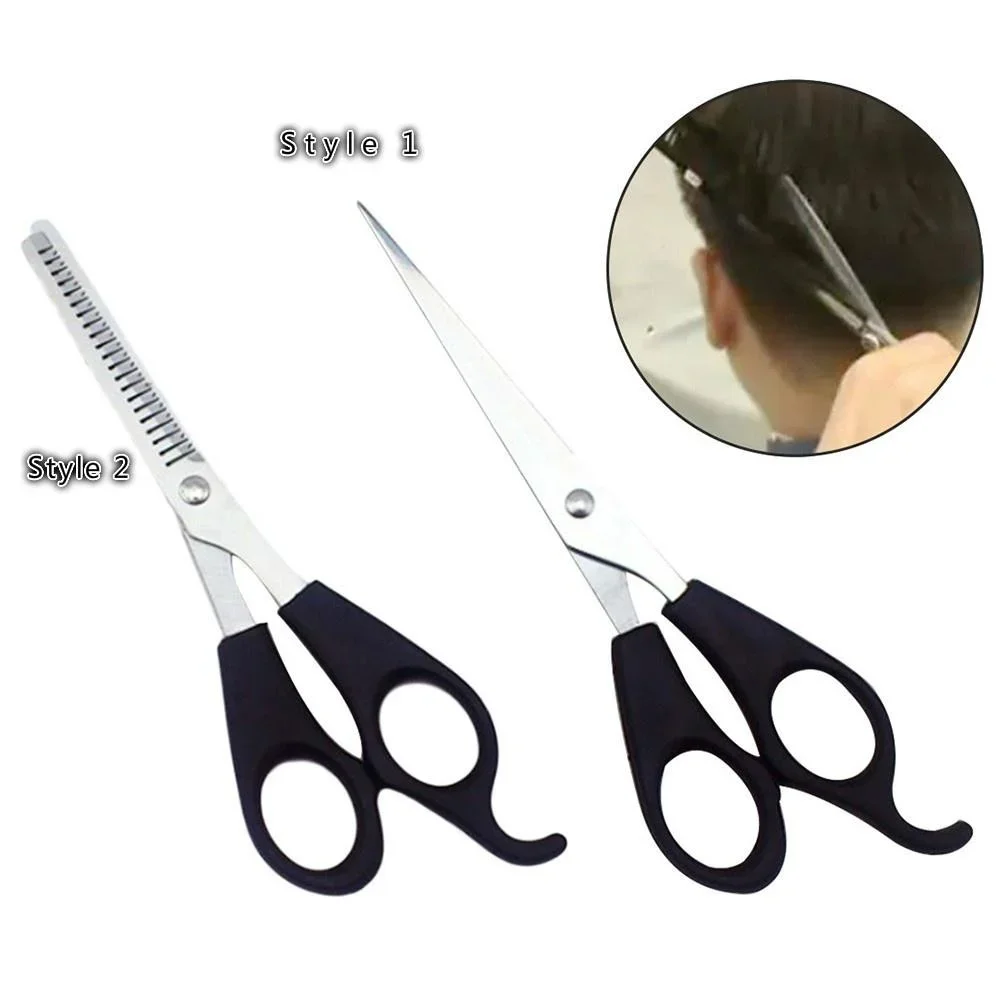 1/2pcs/set Hair Scissors Salon Stainless Steel Teeth Shears Beauty Thinning Trim Bangs Hair Cutting Styling Tool Hairdressing