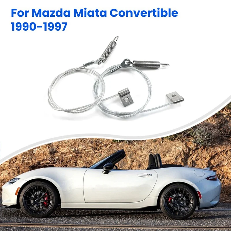 

1 пара верхних боковых удерживающих кабелей для Mazda Miata Convertible 1990-1997 STCIM112