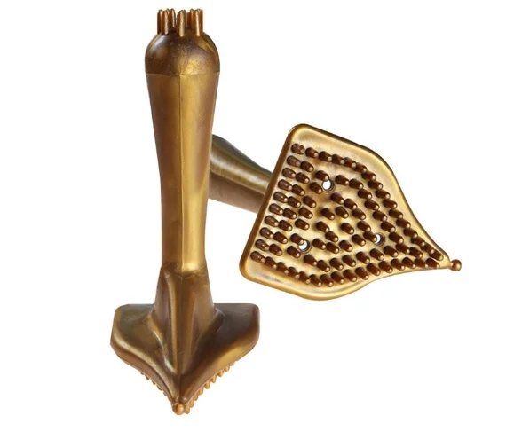 

Щетка-руридиан для живота, талии, отшелушивающий массажный инструмент, портативный инструмент для салона красоты, аппликатор для масла в коже головы, набор массажных кистей