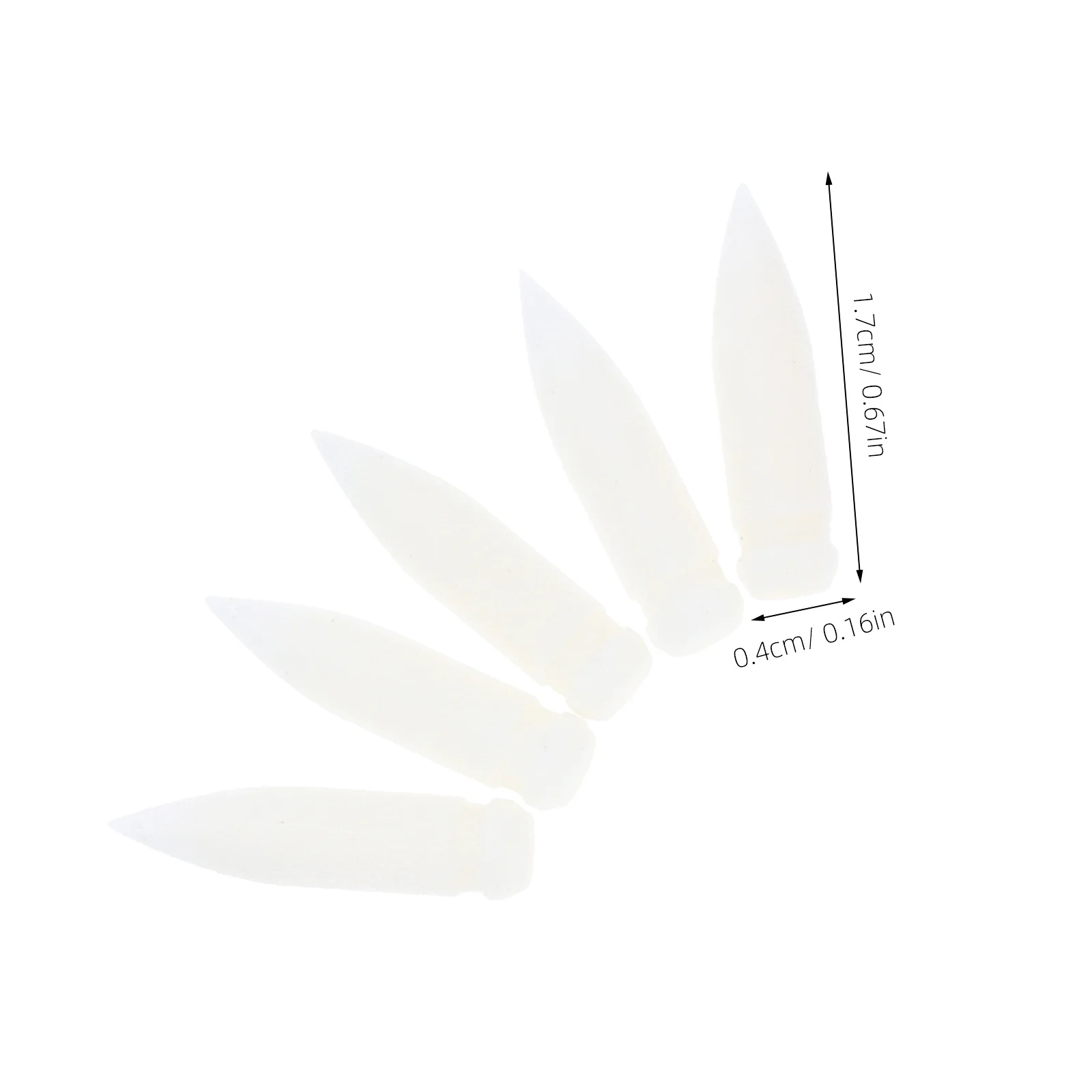 10 قطعة قلم طلاء أكريليك طرف ناعم من النايلون سهل الاستبدال متعدد الاستخدامات علامات رسم علامات دائمة #5