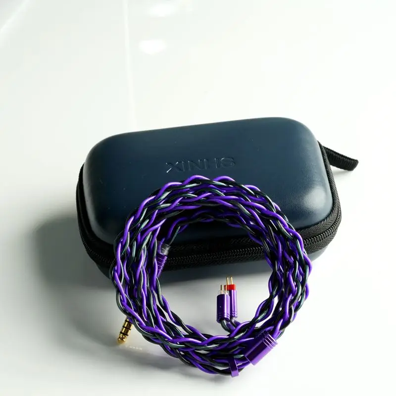 XINHS Flagship Series P02 4-adriges, palladiumversilbertes Kopfhörer-Upgrade-Kabel, HIFI-Kopfhörer-Upgrade-Kabel – Detail 2