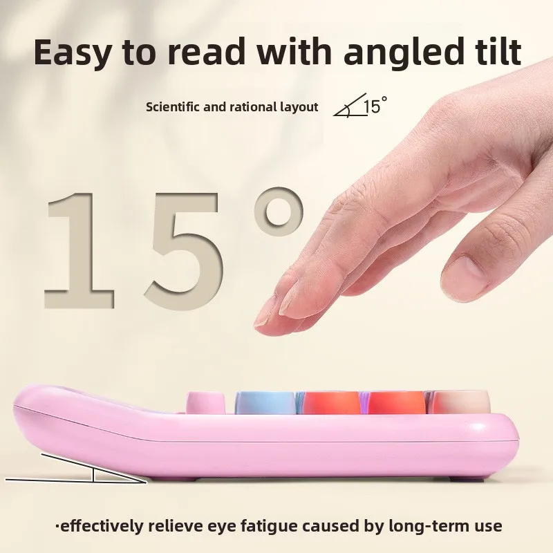 آلة حاسبة الدوبامين الأكثر مبيعًا: لون الحلوى، عالية الجمالية، متعددة الوظائف، حصريًا للأطفال والطلاب