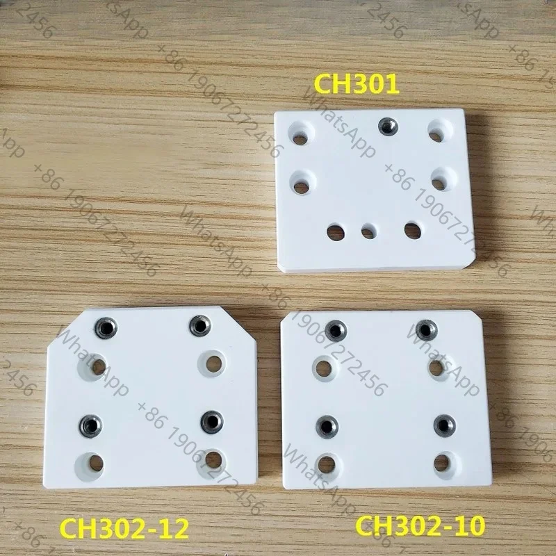CH301 Isolator Plate Upper 64x76x10mm, CH302-10 Isolator Plate Lower 64x76x10mm, CH302-12 Isolator Plate Lower 64x76x12mm